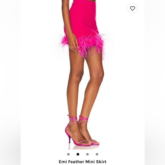 Lovers + Friends Emi Feather Skirt - Picture 3 of 6